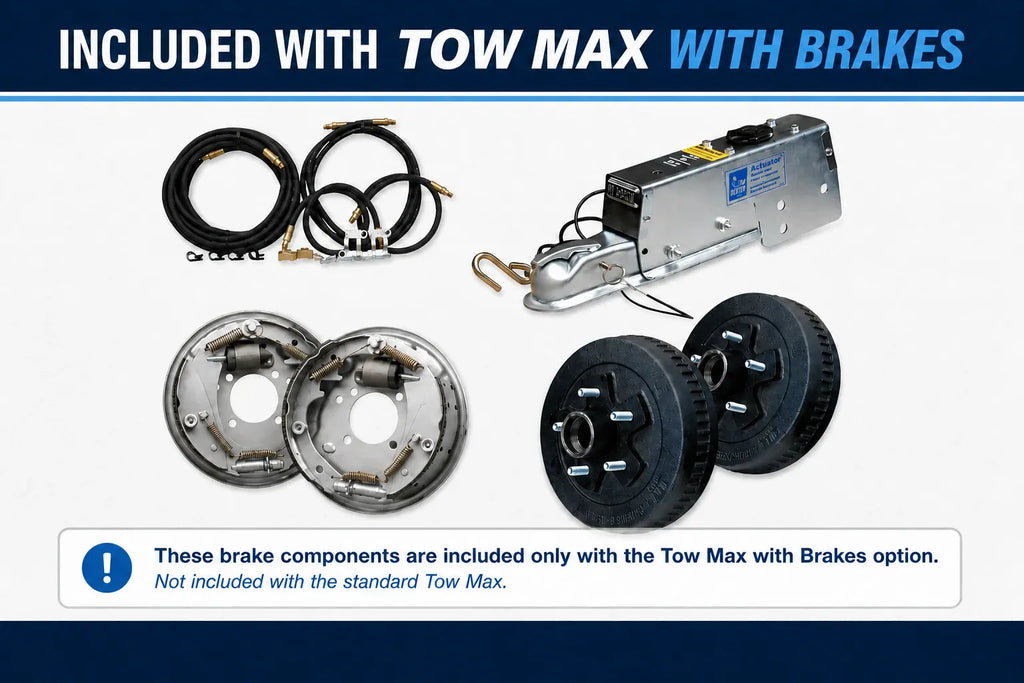 Tow Max 4,900 lb Capacity – Heavy-Duty Vehicle Tow Dolly